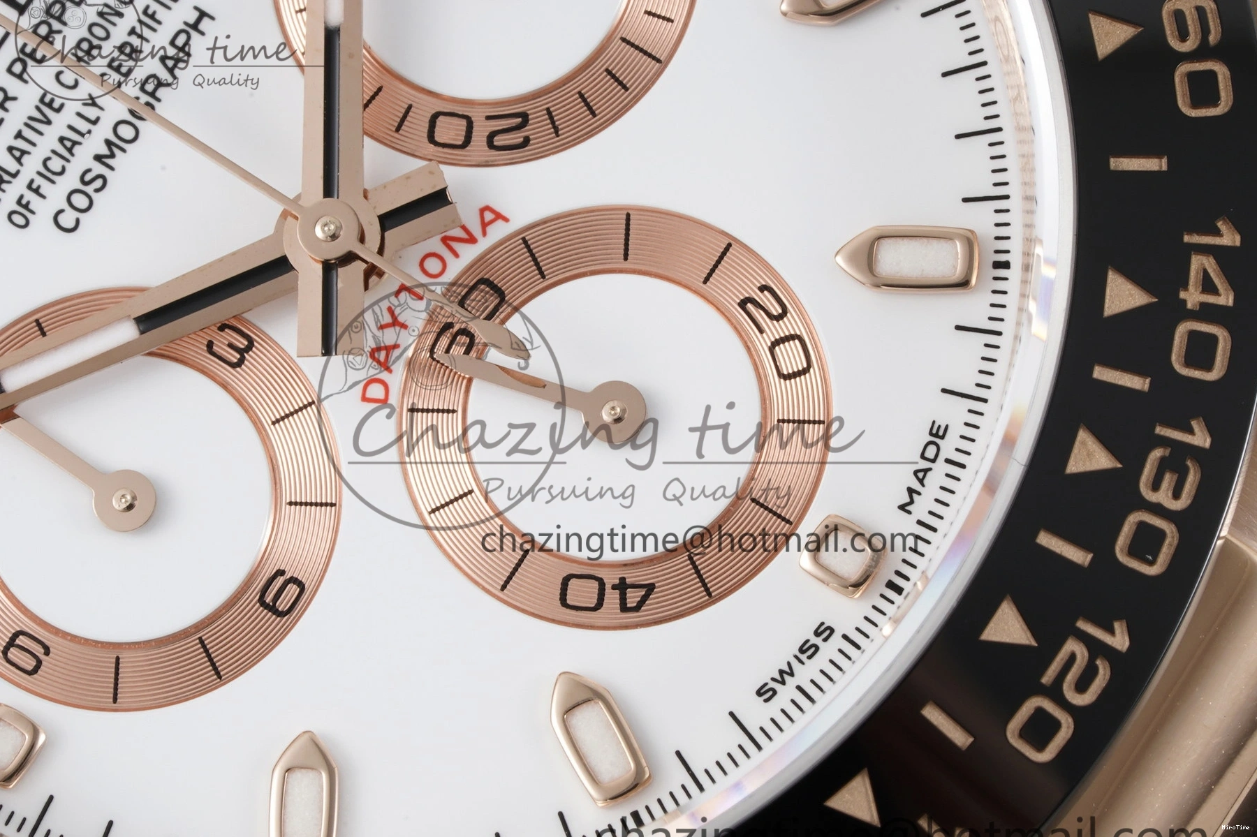 MiroTime 0115 Tailored Daytona 116515 BTF 1:1 Best Edition White Dial on Oysterflex Rubber Strap SA4130 V 2262